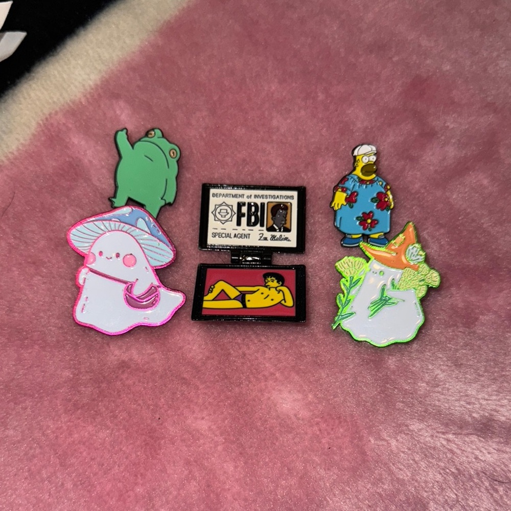 Colorful Enamel Pin Set - Picture 2 of 3